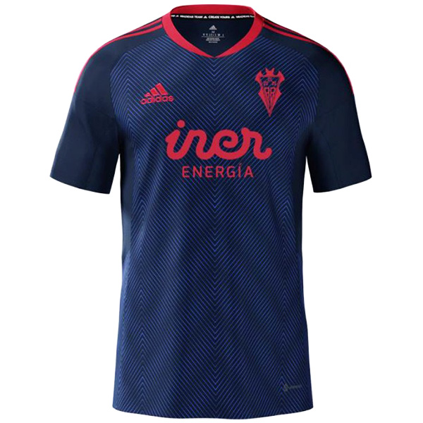 Albacete away jersey soccer uniform men's second sportswear football kit tops sport shirt 2022-2023