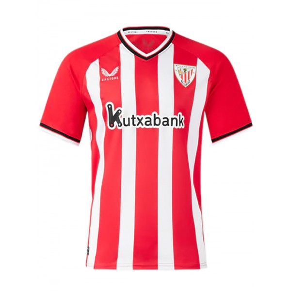 Athletic Bilbao home jersey soccer uniform men's first sports football kit tops shirt 2023-2024