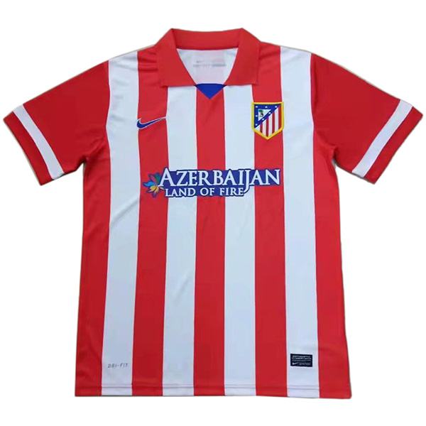 Atlético de Madrid home retro jersey vintage soccer match men's first sportswear football tops sport shirt 2013-2014