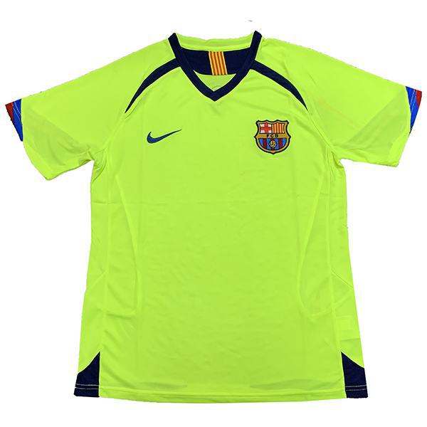 Barcelona away retro soccer jersey match men's second sportswear football shirt 2005-2006