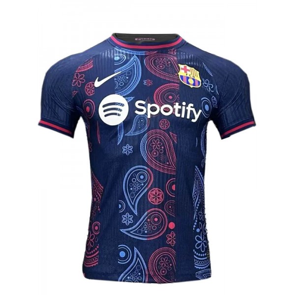 Barcelona maglia da calcio versione speciale giocatore uniforme da calcio blu navy abbigliamento sportivo da uomo kit da calcio maglia superiore 2024-2025