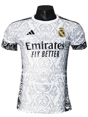 Real Madrid special edition player jersey soccer uniform men's white sportswear football kit top shirt 2024-2025