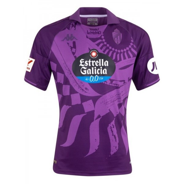 Real Valladolid Promesas away jersey soccer uniform men's second sportswear football kit top shirt 2023-2024