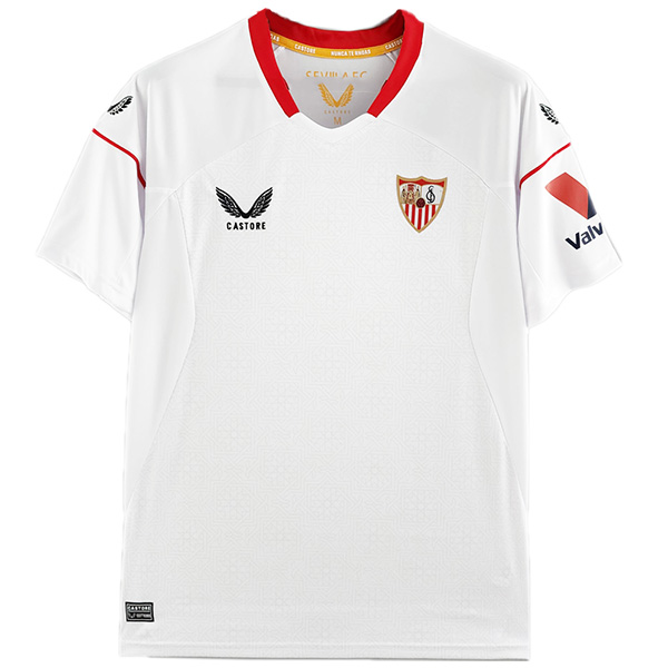 Sevilla home jersey soccer uniform men's first football kit sport tops shirt 2022-2023