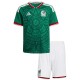 Mexico home kids kit childrens jersey 2026 world cup