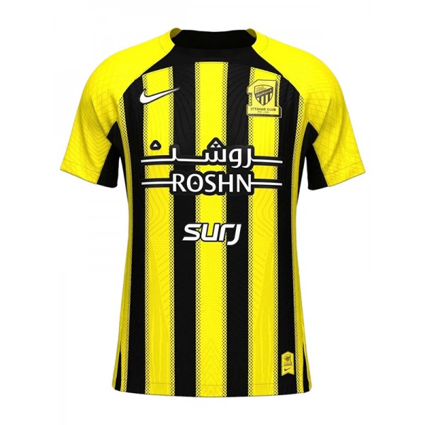 AL-Ittihad maglia da calcio divisa da calcio prima divisa sportiva da uomo kit da calcio maglia superiore 2024-2025