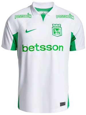 Atlético Nacional away jersey soccer uniform men's second sportswear football kit top shirt 2024-2025