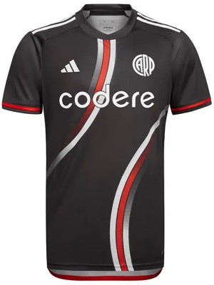 River Plate third jersey soccer uniform men's 3rd football kit tops sport shirt 2024-2025