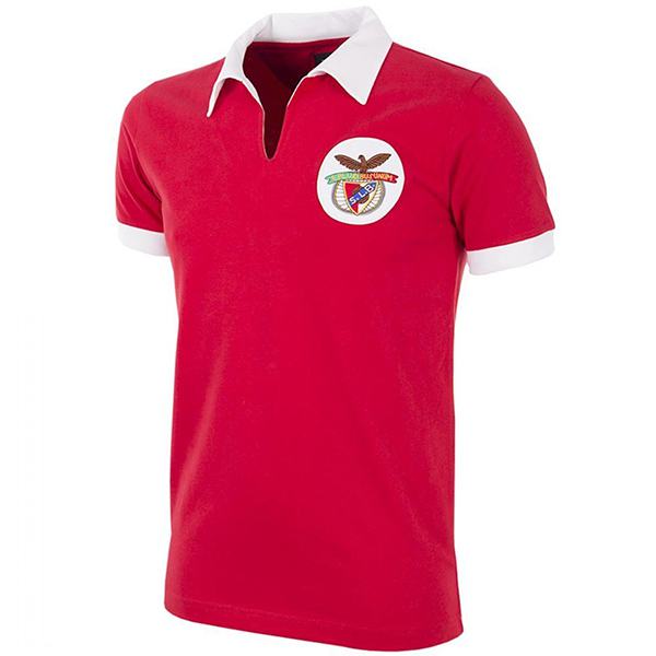 Benfica home retro jersey men's first sportswear football tops sport shirt 1961