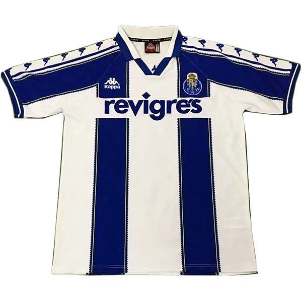 FC Porto home retro vintage soccer jersey match men's first sportswear football shirt white 1997-1999