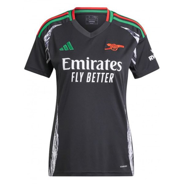 Arsenal maglia da calcio femminile da trasferta kit da calcio seconda divisa sportiva da donna top maglietta sportiva 2024-2025