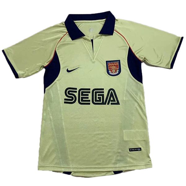 Arsenal away retro soccer jersey maillot match men's 2ed sportwear football shirt 2002