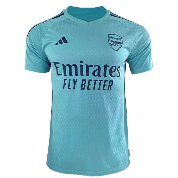 Arsenal cyan concept jersey player version soccer uniform men's football kit top sports shirt 2023-2024