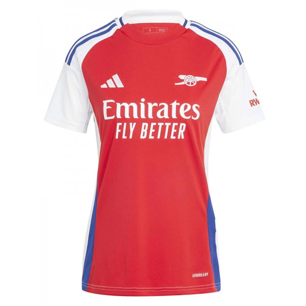 Arsenal maglia da calcio femminile da casa kit da calcio prima divisa sportiva da donna top da calcio maglietta sportiva 2024-2025