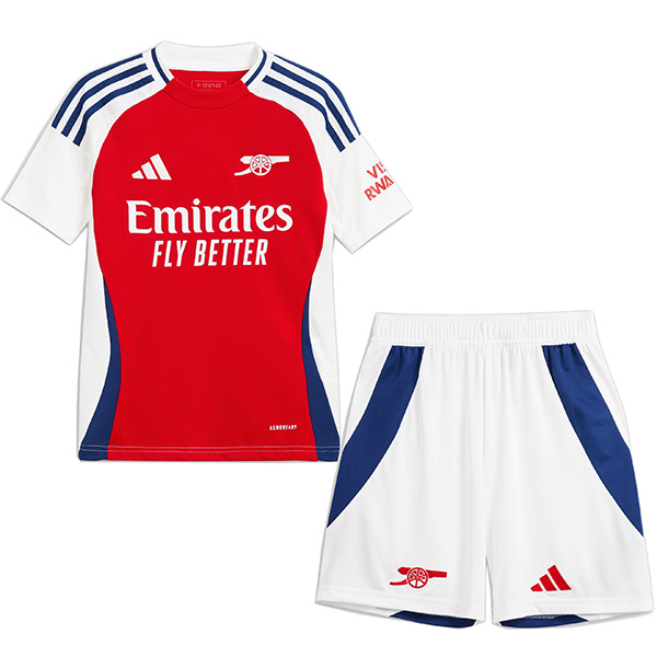 Arsenal maglia da calcio per bambini home kit da calcio per bambini prima mini maglia da calcio uniformi giovanili 2024-2025