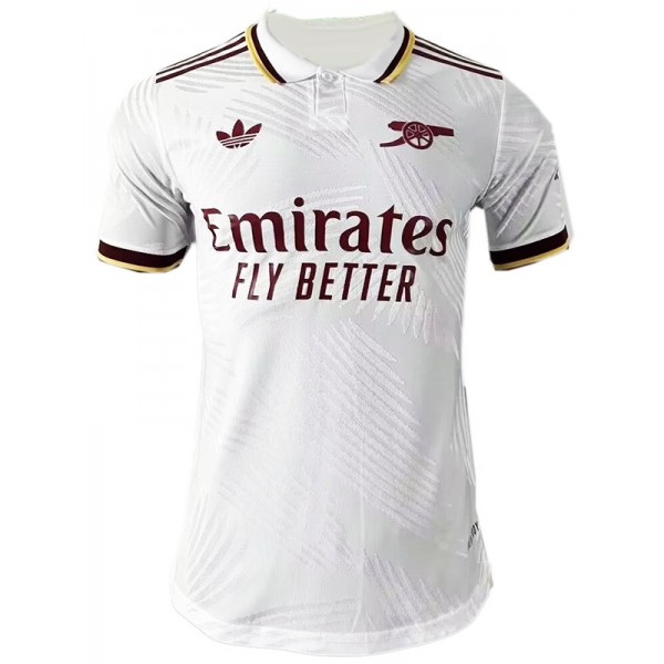 Arsenal maglia da allenamento pre-partita uniforme da calcio kit da calcio bianco da uomo top maglietta sportiva 2024-2025