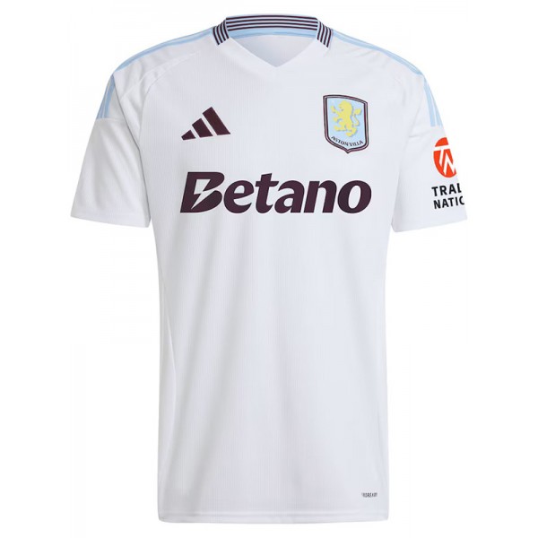 Aston Villa maglia da calcio in trasferta uniforme da calcio seconda maglia da calcio maschile top maglietta sportiva 2024-2025