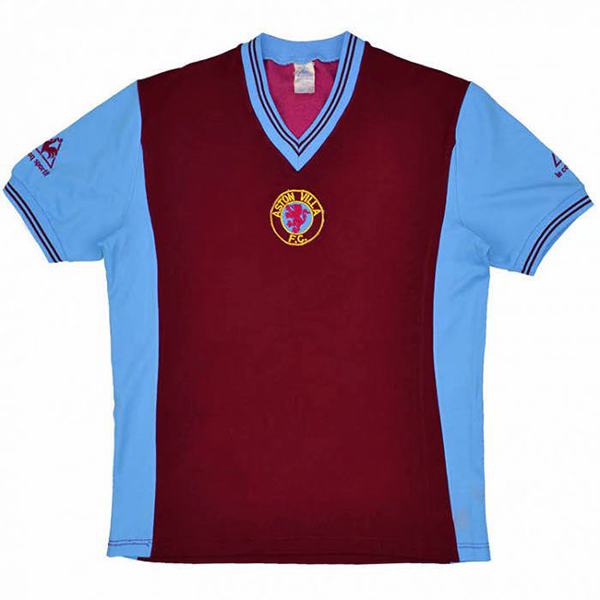 Aston Villa champions league retro soccer jersey maillot match men's sportwear football shirt 1981-1982