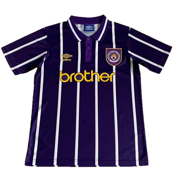 Manchester city away retro jersey soccer match men's second sportswear football shirt 1993