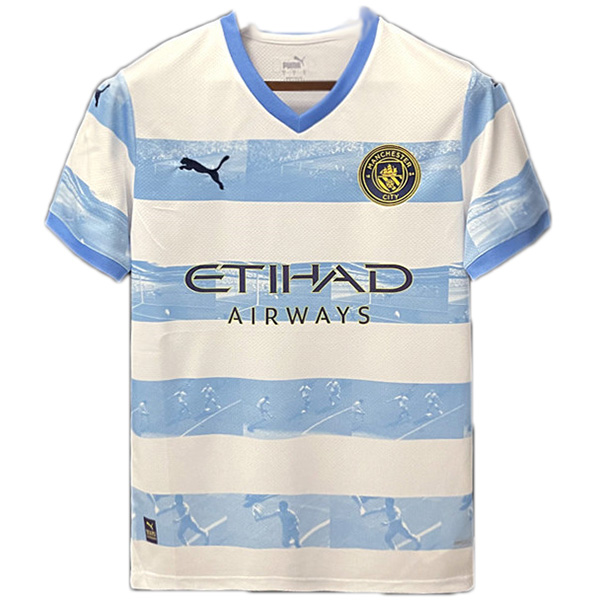 Manchester city commemorative edition jersey soccer uniform men's football tops sport white shirt 2022-2023