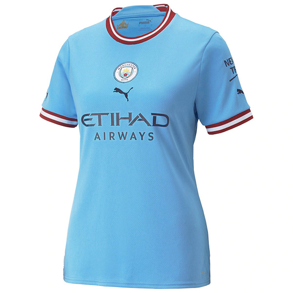 Manchester city home female jersey match women's first soccer uniform football tops sport shirt 2022-2023