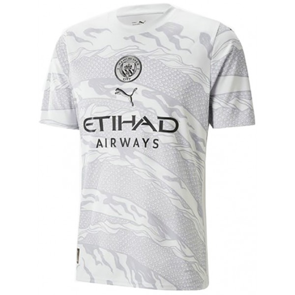 Manchester City anno del drago maglia da calcio uniforme da uomo abbigliamento sportivo bianco kit da calcio top maglia sportiva 2024-2025