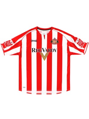 Sunderland lonsdale home retro jersey first vintage replica uniform men's soccer football top shirt 2005-2007