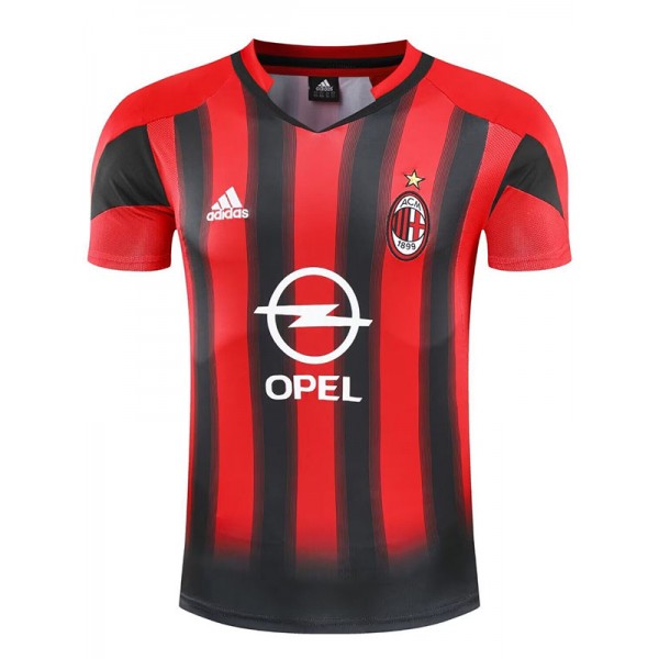 AC milan maglia storica da casa prima maglia da calcio da uomo divisa da calcio 2004-2005