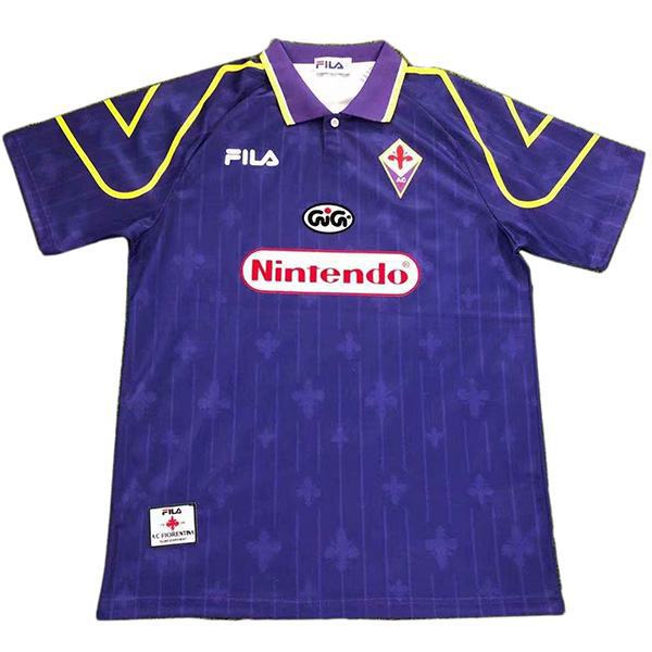 ACF Fiorentina home retro soccer jersey maillot match men's first sportswear football shirt 1997-1998