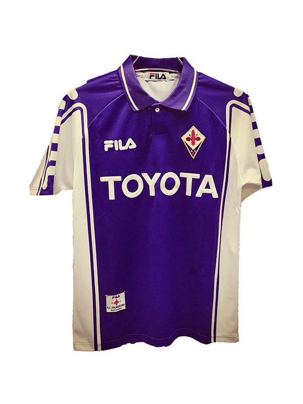 ACF Fiorentina Retro Soccer Jersey Purple 1999/2000