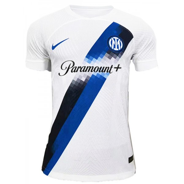 Inter milan away jersey soccer uniform men's second football kit sports tops shirt 2023-2024