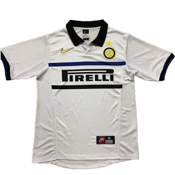 Inter milan away retro soccer jersey maillot match men's 2ed sportwear football shirt 1998-1999