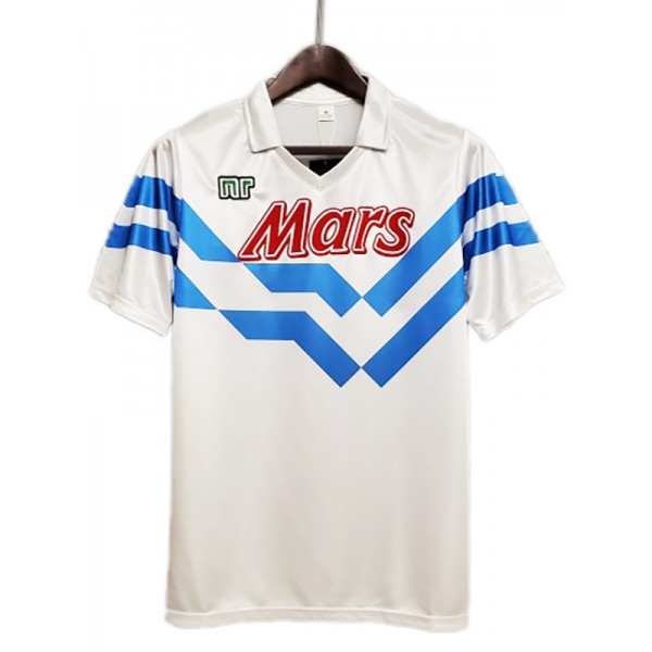 Napoli away retro soccer jersey sportswear men's second soccer shirt football sport t-shirt 1987-1988