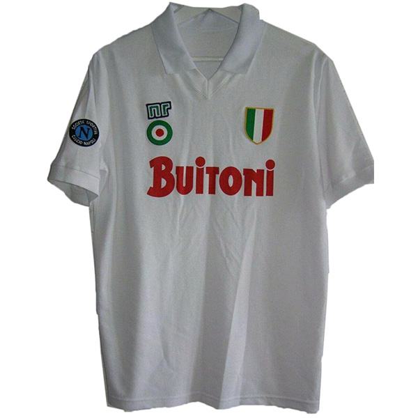 Napoli away retro soccer jersey sportwear men's second soccer shirt football sport t-shirt 1987-1988