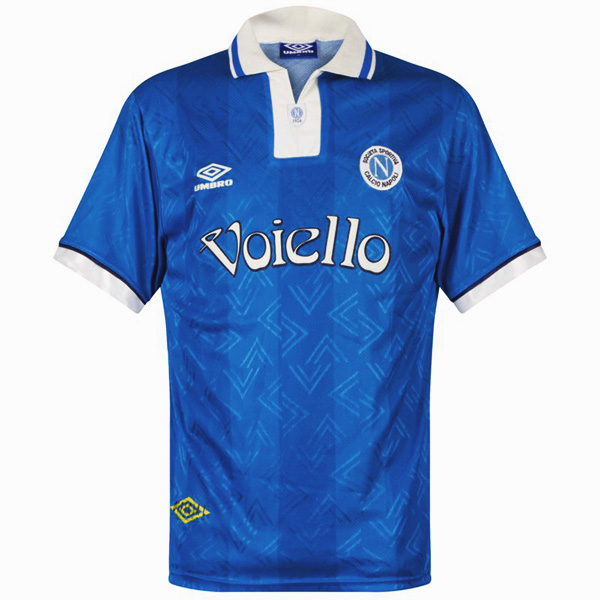 Napoli home retro jersey soccer uniform men's first sportswear football kit top shirt 1993-1994