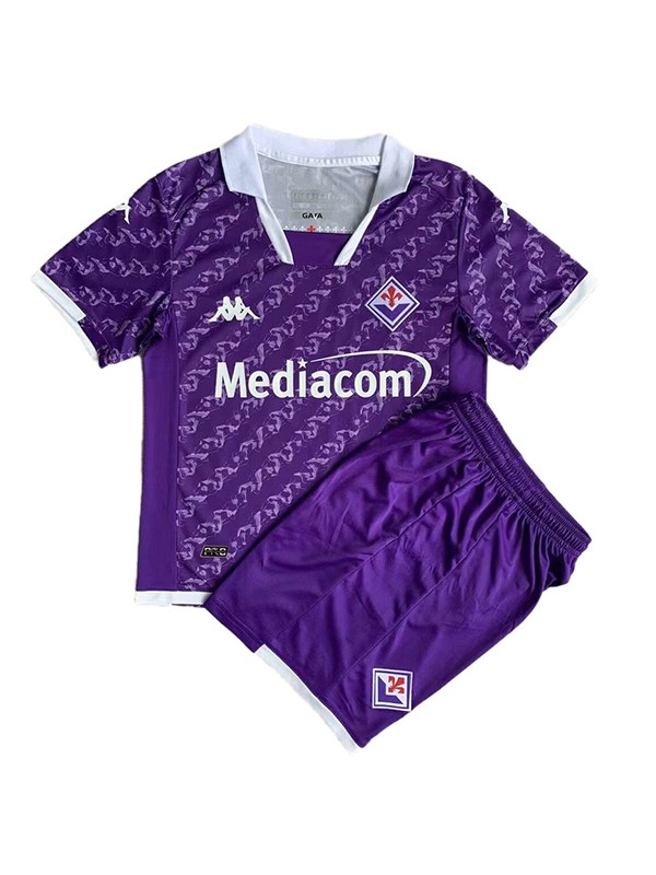ACF Fiorentina home kids kit soccer children first football shirt mini ...