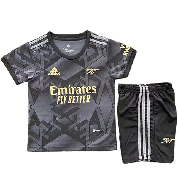 Arsenal away kids kit soccer jersey children second football mini shirt youth uniforms 2022-2023