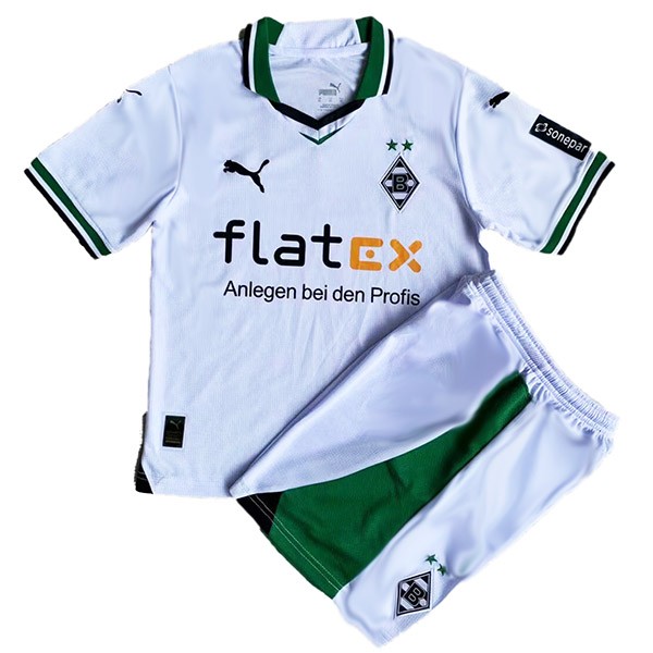 Borussia Mönchengladbach home kids jersey soccer kit children first football mini shirt youth uniforms 2023-2024