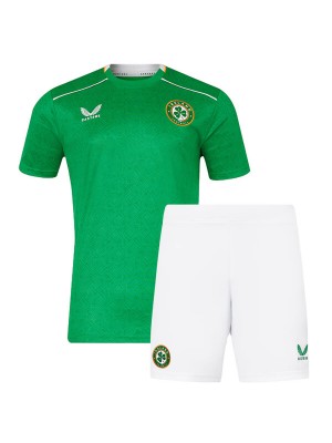 Ireland home kids jersey soccer kit children first football shirt mini youth uniforms 2024 Euro cup