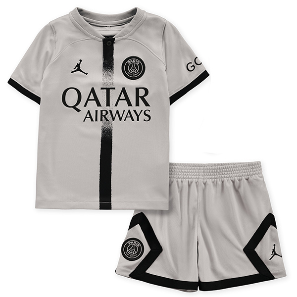 Jordan Paris saint germain away kids kit soccer children jersey football second shirt youth uniforms 2022-2023