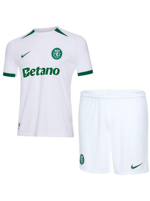 Sporting CP maglia da trasferta lisbona uniforme da calcio uomo seconda divisa sportiva kit da calcio top maglietta sportiva 2024-2025