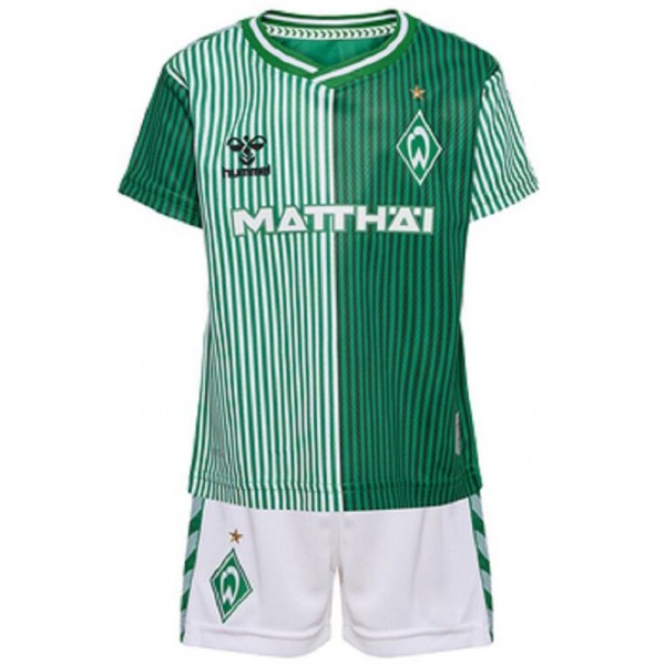 Werder bremen home kids jersey soccer kit children first football mini shirt youth uniforms 2023-2024