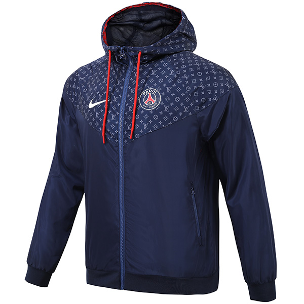 Paris saint germain windbreaker hoodie jacket football sportswear ...