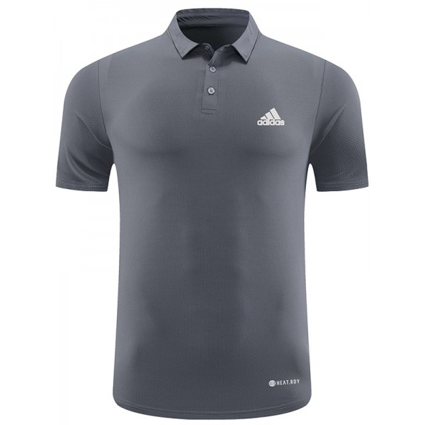 Ads polo jersey training uniform men's soccer sportswear gray football tops sports shirt 2023-2024