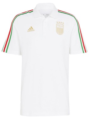 Italy polo jersey training soccer kit men's white uniform sportswear football tops sport shirt Euro 2024 cup